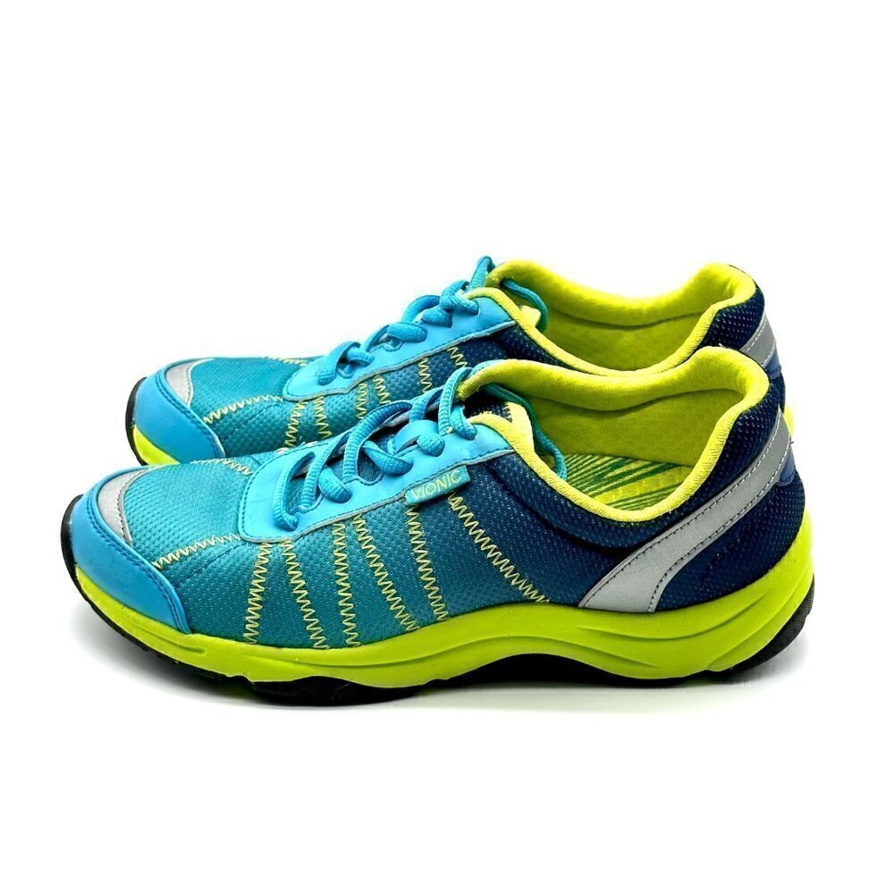 Vionic Alliance Blue & Green Athletic Sneakers Women’s Size 6